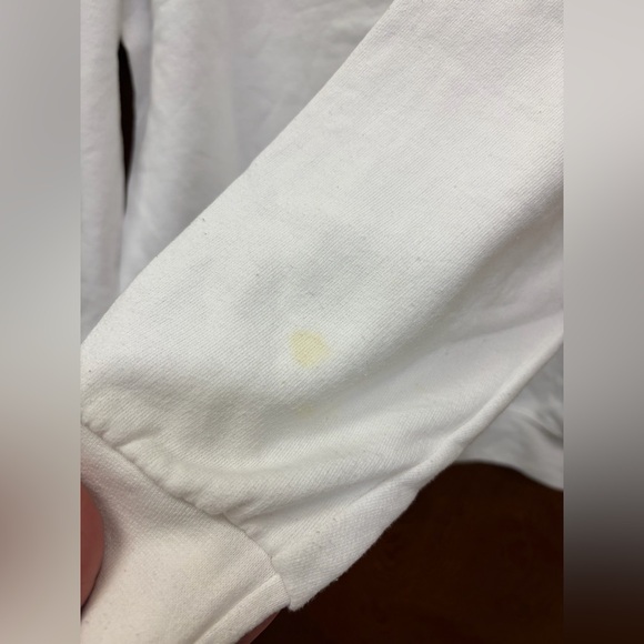 Mardi Gras graphic print novelty white, purple, green, gold sweatshirt size XL - Picture 8 of 13